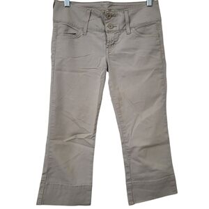 l.e.i Capri Khakis Tan Sz 7